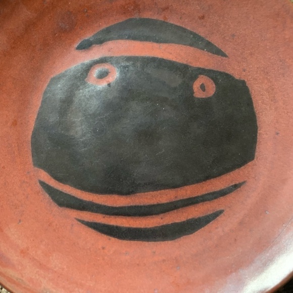 Studio Art Pottery Plate - Picture 3 of 4